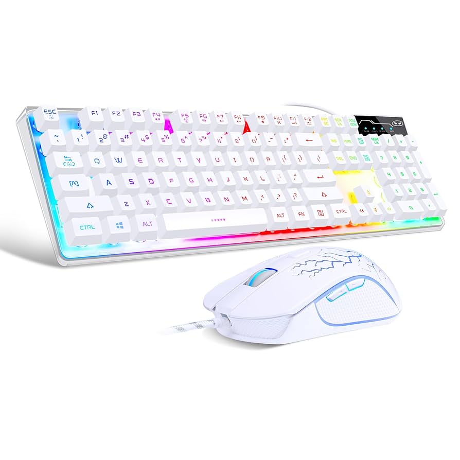 Amazon.com: Gaming Keyboard and Mouse Combo, K1 RGB LED